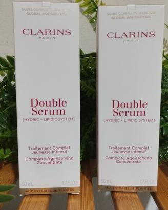 clarins double serum face 