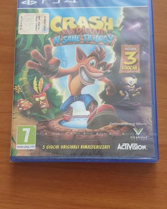 Gioco CRASH per playstation 4 (Nuovo)