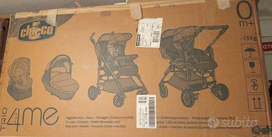 Trio 4me Chicco - grigio/nero