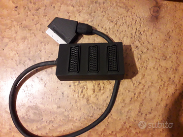 Adattatore tripla scart