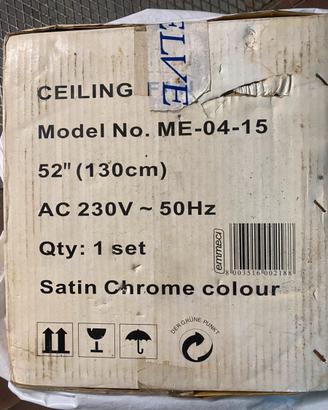 Ventilatore a pale per soffitto