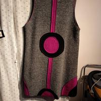 vestito in lana cotta