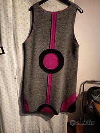 vestito in lana cotta