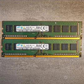 Samsung 2×4 GB DDR3 1600 MHz DIMM