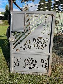 Cancello in ferro zincato