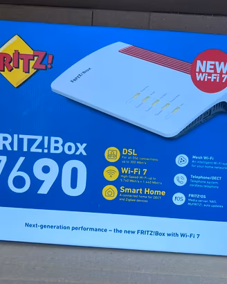 FRITZ!Box 7690, Modem Router Wi-Fi 7