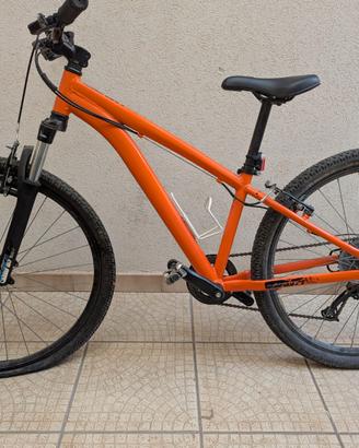 Mtb 9-12 anni ROCKRIDER ST 500 arancione 26"