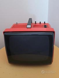 TV Vintage Portatile Philips 12 T 745/02 Arancione