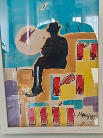 Monachesi quadro tecnica mista