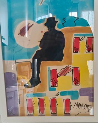Monachesi quadro tecnica mista