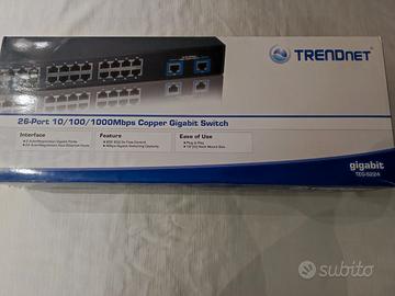 TRENDNET TEG-S224 SWITCH A 24 PORTE - 2 PORTE GIGA