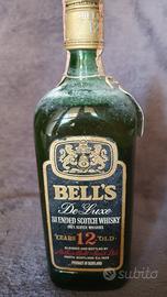 Bell's De Luxe blended scotch 12 years old.