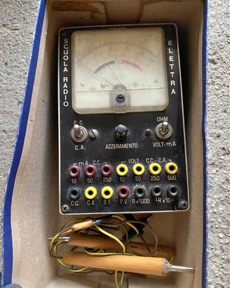 Tester analogico vintage Scuola Radio Elettra