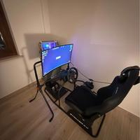 Postazione sim racing + pc gaming