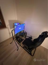 Postazione sim racing + pc gaming
