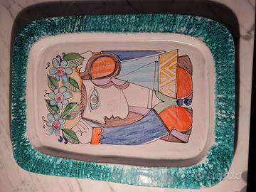 Stupendo Piatto Ceramiche De Simone , 1964