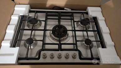 Smeg Piano cottura a gas PGF75-4 75 cm 5 fuochi