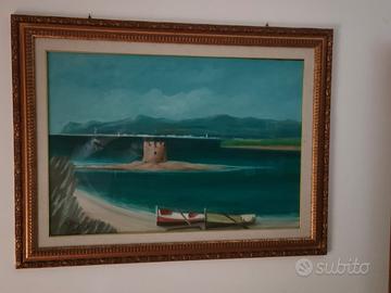 OLIO SU TELA "LA PELOSA" 70X100 M. DESSENA