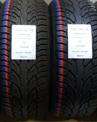 4 GOMME 225 40 18 UNIROYAL BR2151