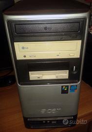 PC ACER RAM 4GB HDD 80GB Masterizzatore Mouse