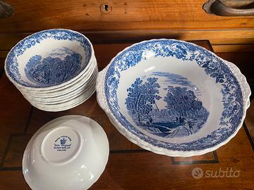 Set 6 coppette e 1 zuppiera Royal tudor ware