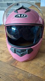 CASCO MOTO / SCOOTER  MODILARE AD – ROSA
