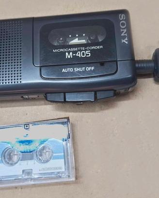 23 SONY MINI REGISTRATORE M-405