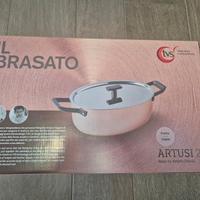 Casseruola per brasato in rame Artusi 2.0