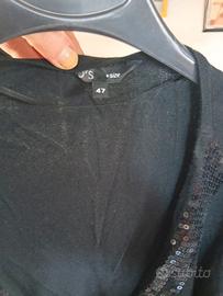 maglione aperto davanti donna