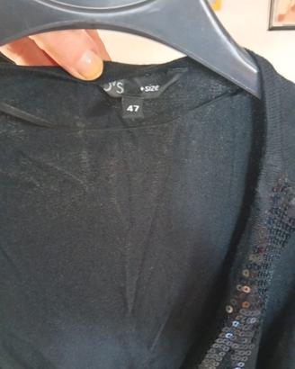 maglione aperto davanti donna