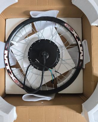 Ebike ruota elettrica 28 1000W + batteria  48V 1
