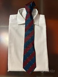 Cravatta vintage in seta Salvatore Ferragamo