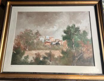 Leonardo de magistris olio su tela quadro dipinto