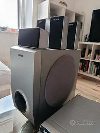 lettore DVD stereo con impianto sound 