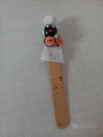 Segnalibro etnico in legno Varadero Cuba 