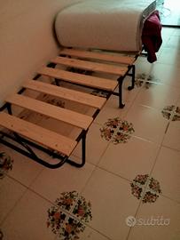 rete più materasso singolo 