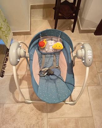 Sdraietta elettrica neonato, con musica: Foppapedr
