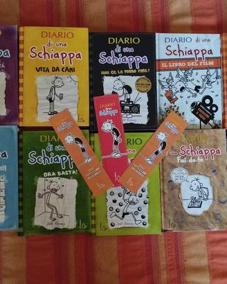 collezione libri " diario di una schiappa" nuova
