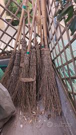 Scopa saggina giardino