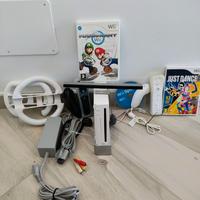 Nintendo Wii 2 joystick Mario kart Just dance 