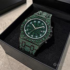 Orologio luxury uomo, stile verde