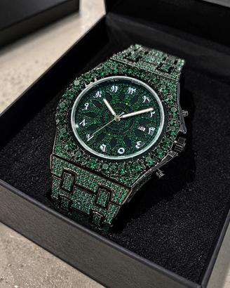 Orologio luxury uomo, stile verde