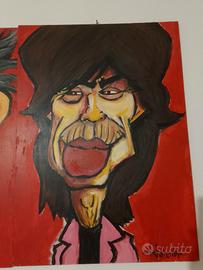 the Rolling Stones 5 quadri 50 x 70