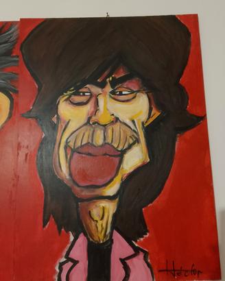the Rolling Stones 5 quadri 50 x 70