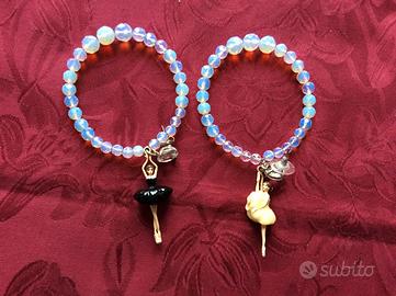 Orecchini vintage alta bigiotteria con ballerine