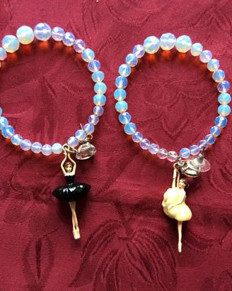 Orecchini vintage alta bigiotteria con ballerine