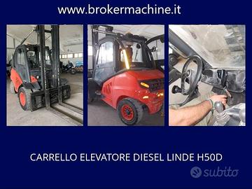 CARRELLO ELEVATORE DIESEL LINDE H50D