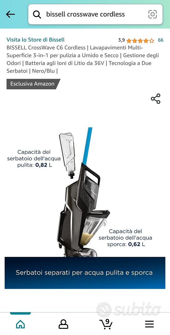 Lavapavimenti Bissel Crosswave cordless - Elettrodomestici In vendita a  Vicenza