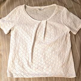 t shirt Nara Camicie Pizzo San Gallo tg 42 