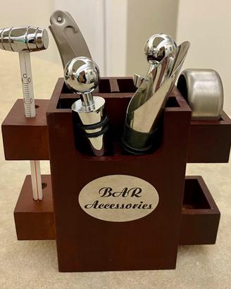 Set 7 accessori per vino
